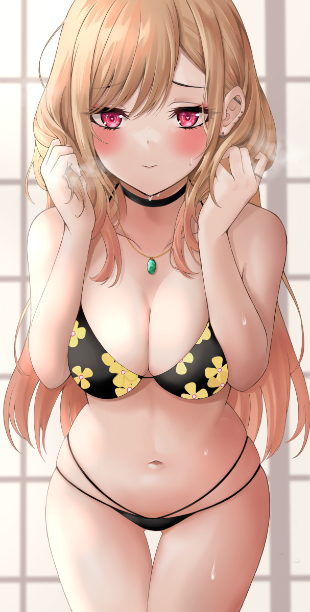 This is a pixiv picture whose title is 喜多川海夢.