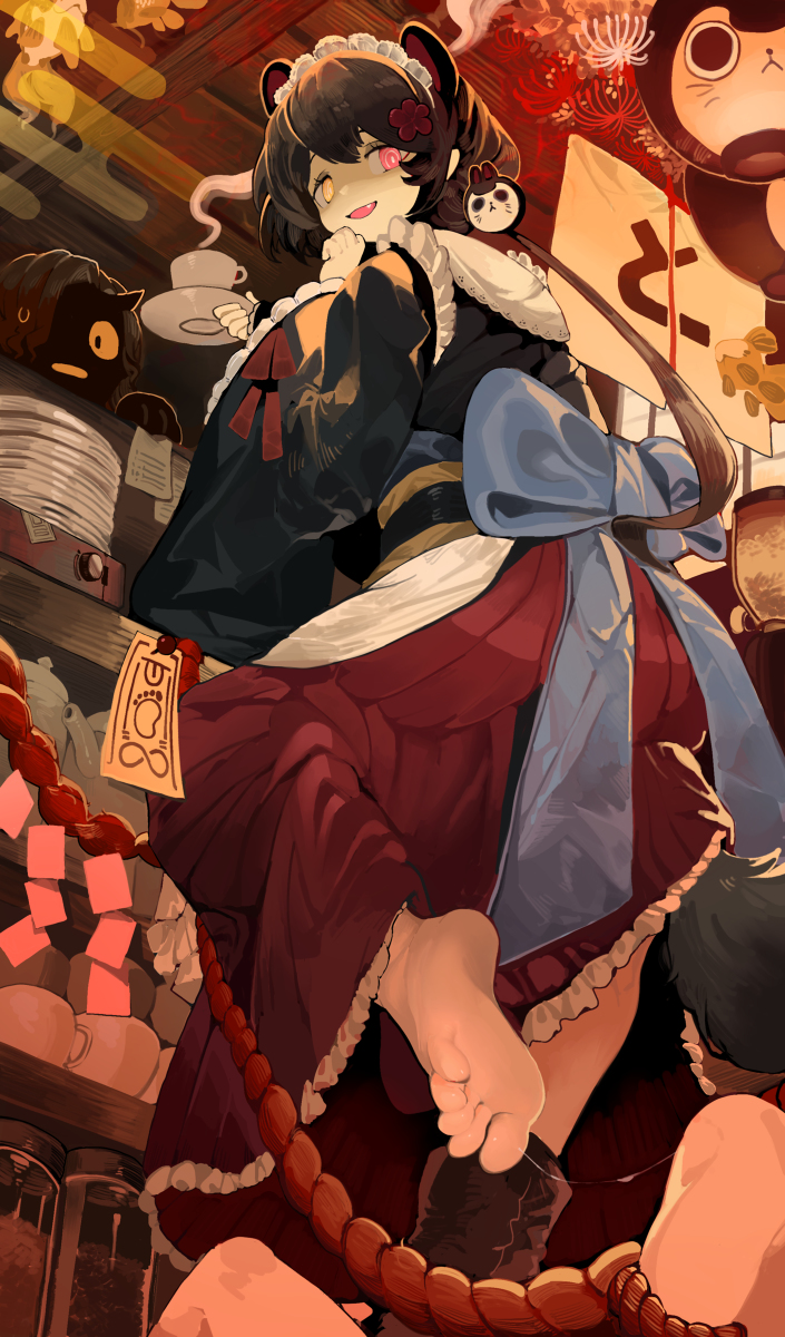 This is a pixiv picture whose title is ☕.