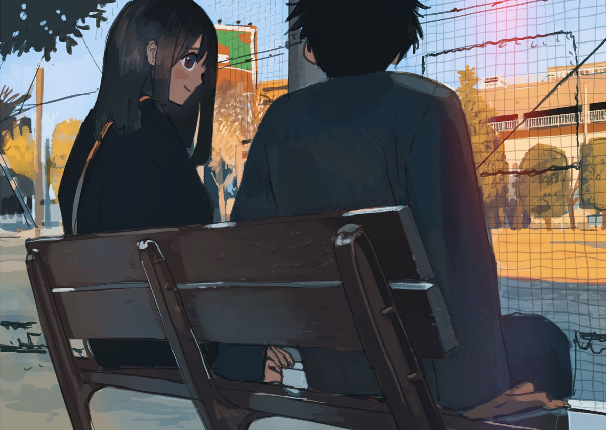 This is a pixiv picture whose title is 一生ここに居れる.