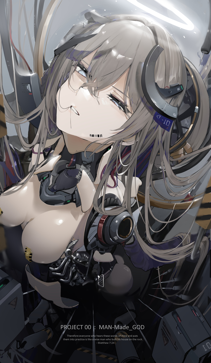 This is a pixiv picture whose title is 人造　神.