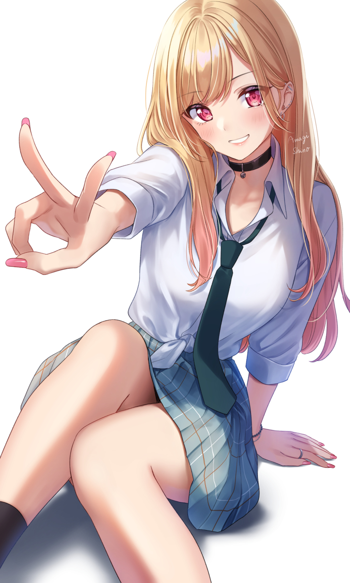 This is a pixiv picture whose title is 喜多川海夢！.