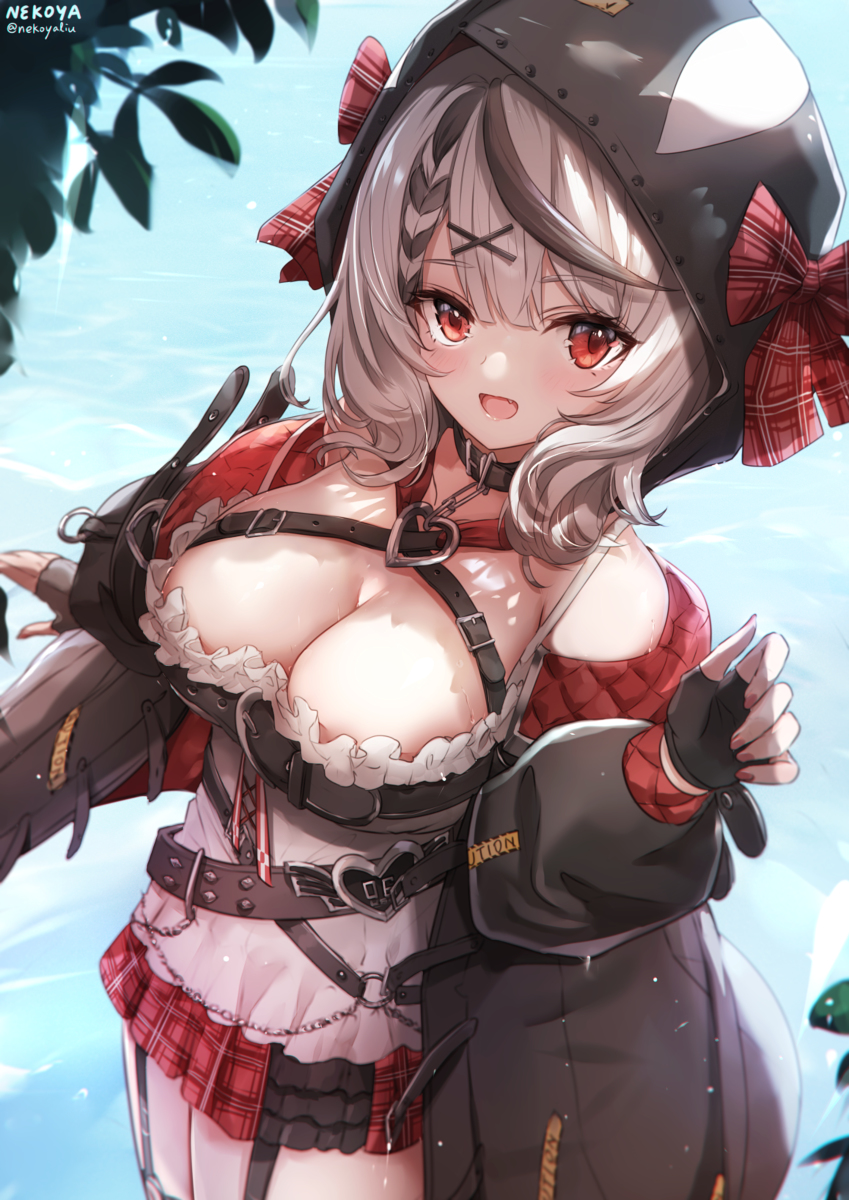This is a pixiv picture whose title is 沙花叉クロヱ.
