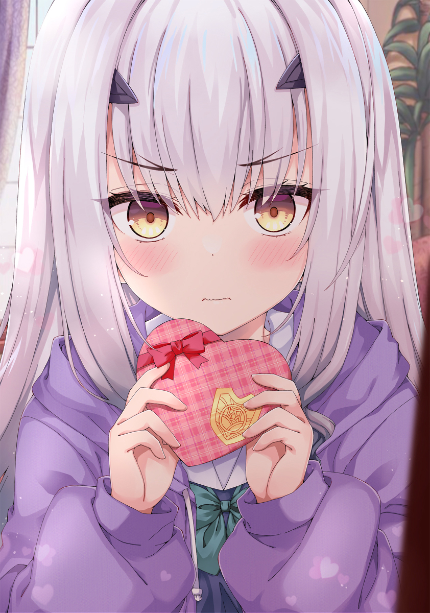 This is a pixiv picture whose title is バレンタインな照れメリュジーヌ.