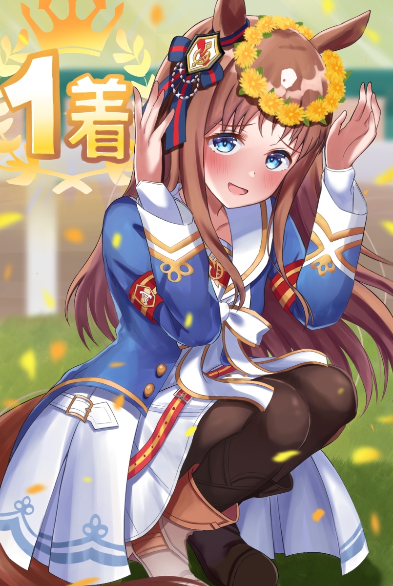 This is a pixiv picture whose title is グラスワンダー誕生日.