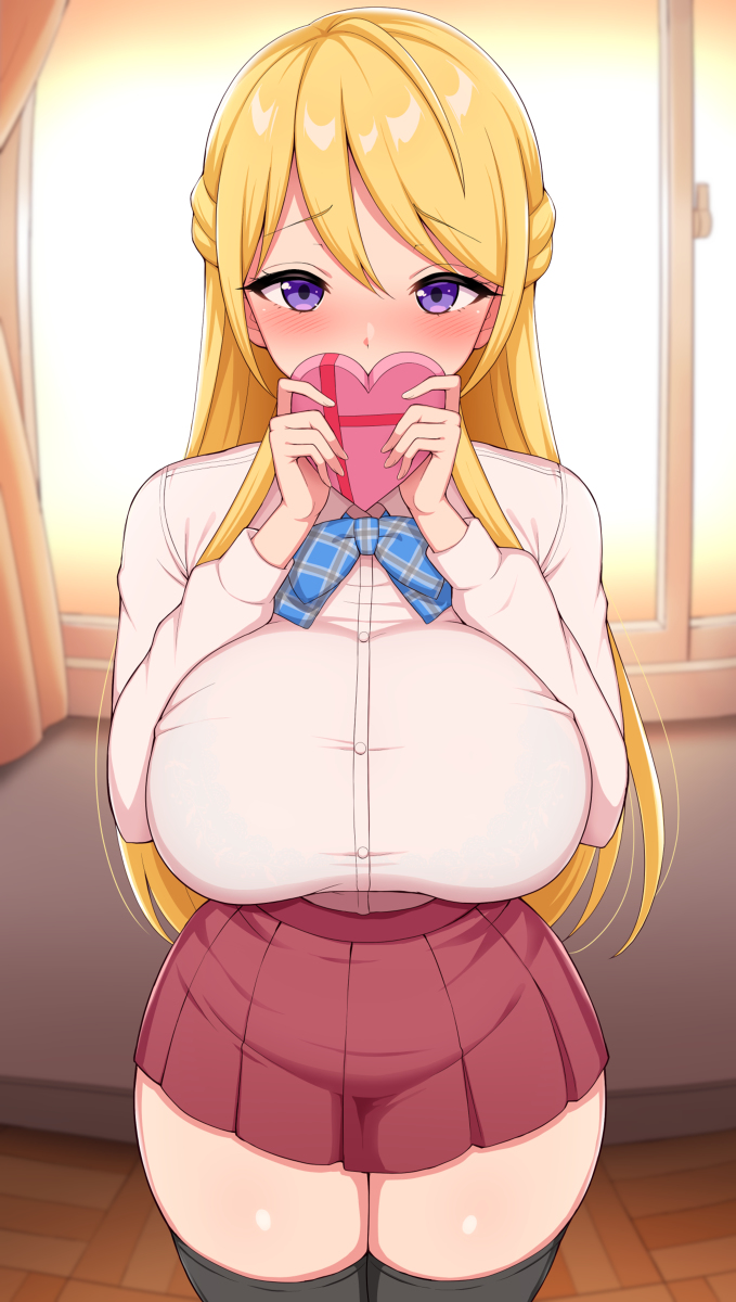 This is a pixiv picture whose title is 愛貴ちゃんのバレンタインデー.