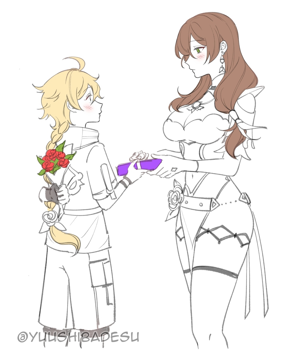 This is a pixiv picture whose title is Valentine's gift 2022.
