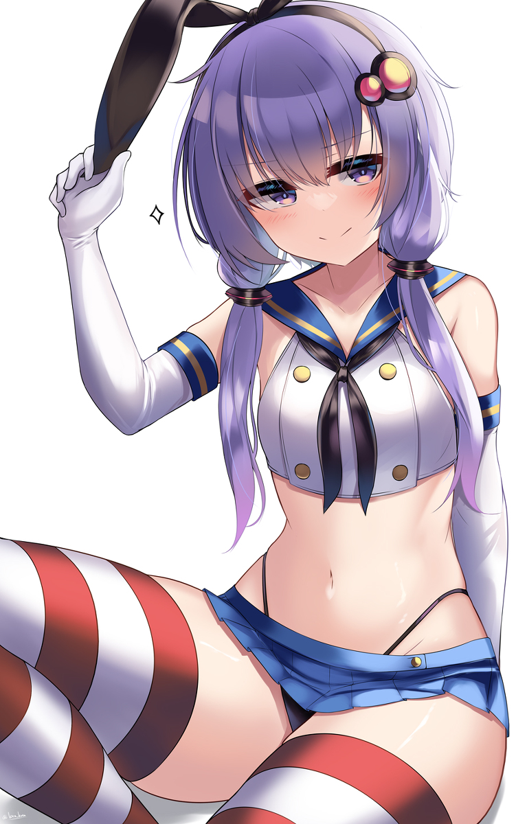 This is a pixiv picture whose title is 島風ゆかりさん.