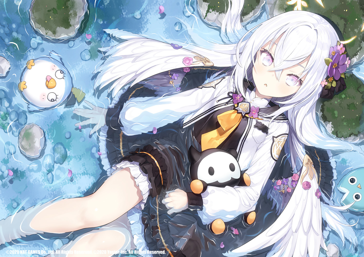 This is a pixiv picture whose title is 白洲アズサ・ブルアカ１周年！.