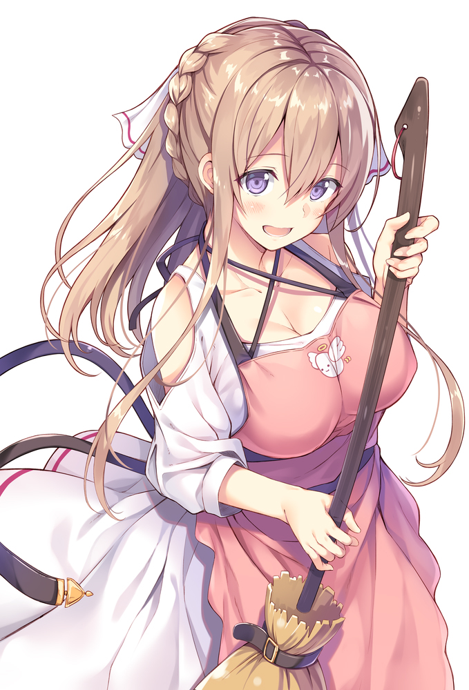 This is a pixiv picture whose title is 女神なアパート管理人さんと始める異世界勇者計画.