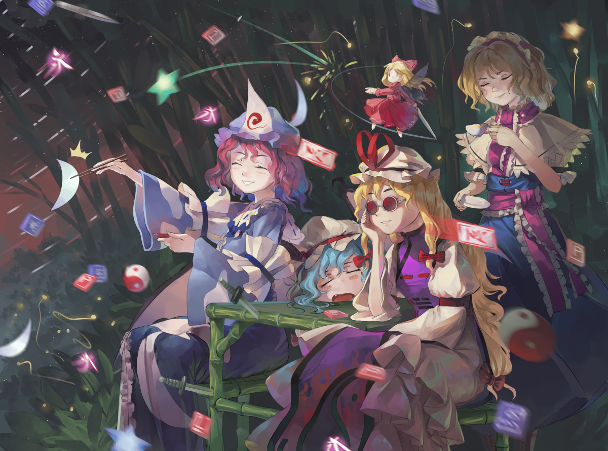 This is a pixiv picture whose title is 人間は戦っている。.