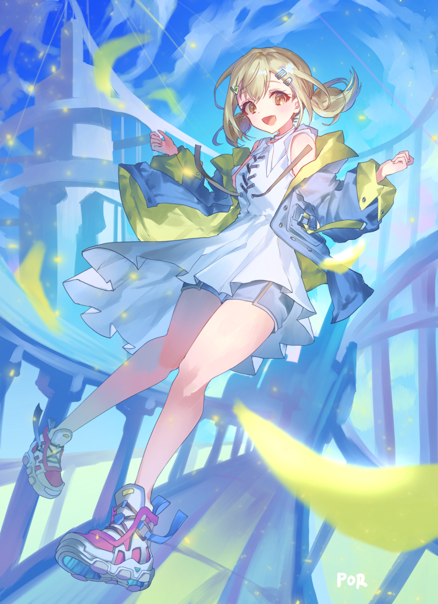 This is a pixiv picture whose title is Flyer!.