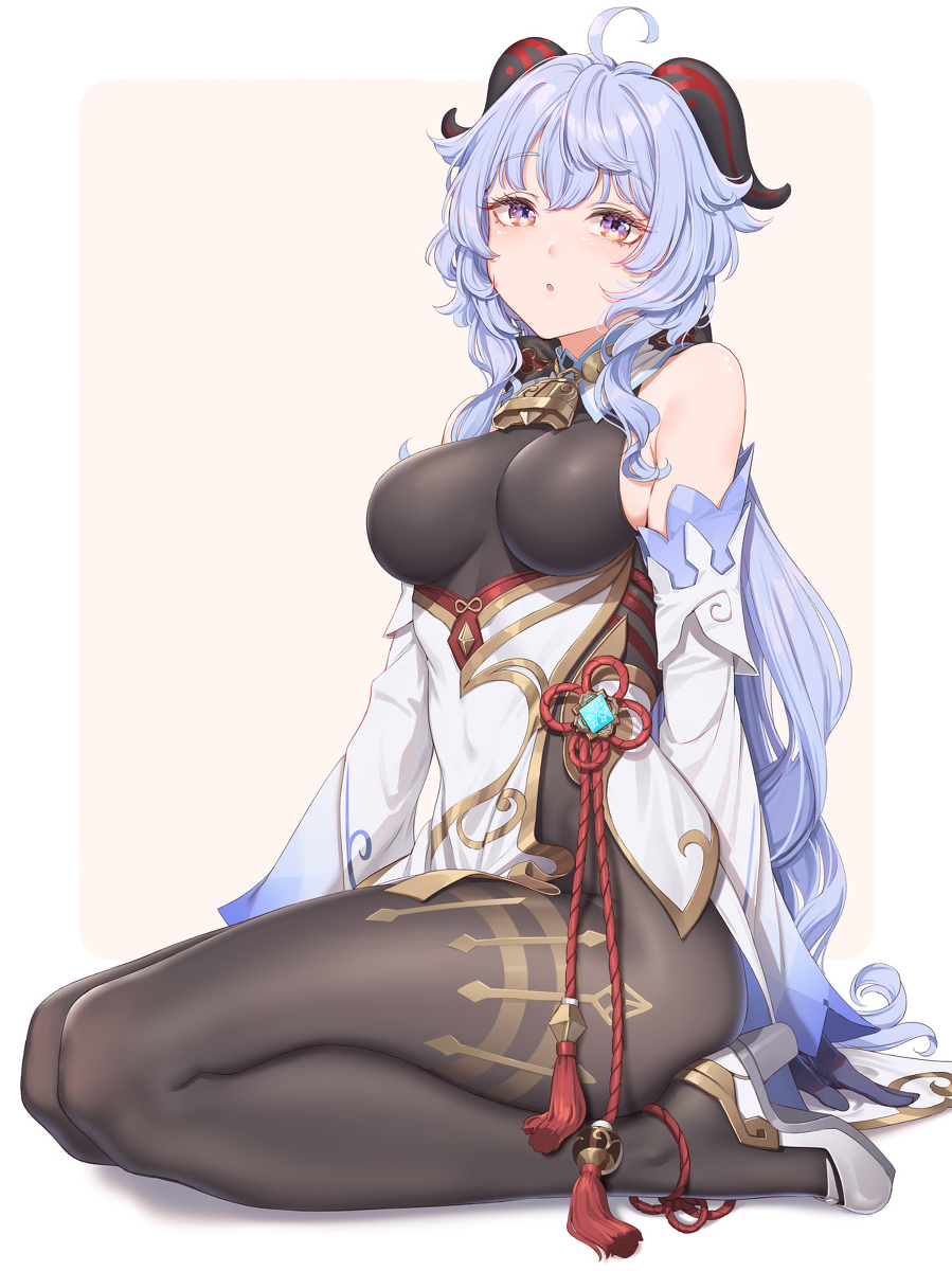 This is a pixiv picture whose title is 原神-甘雨.