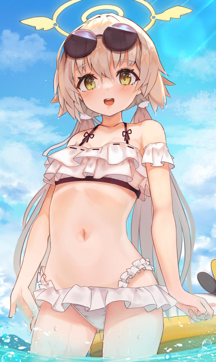 This is a pixiv picture whose title is 水着ﾋﾌﾐ.