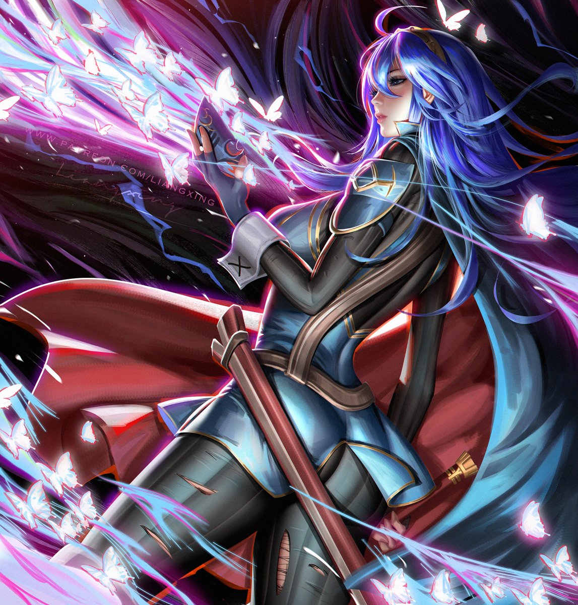 This is a pixiv picture whose title is Lucina.