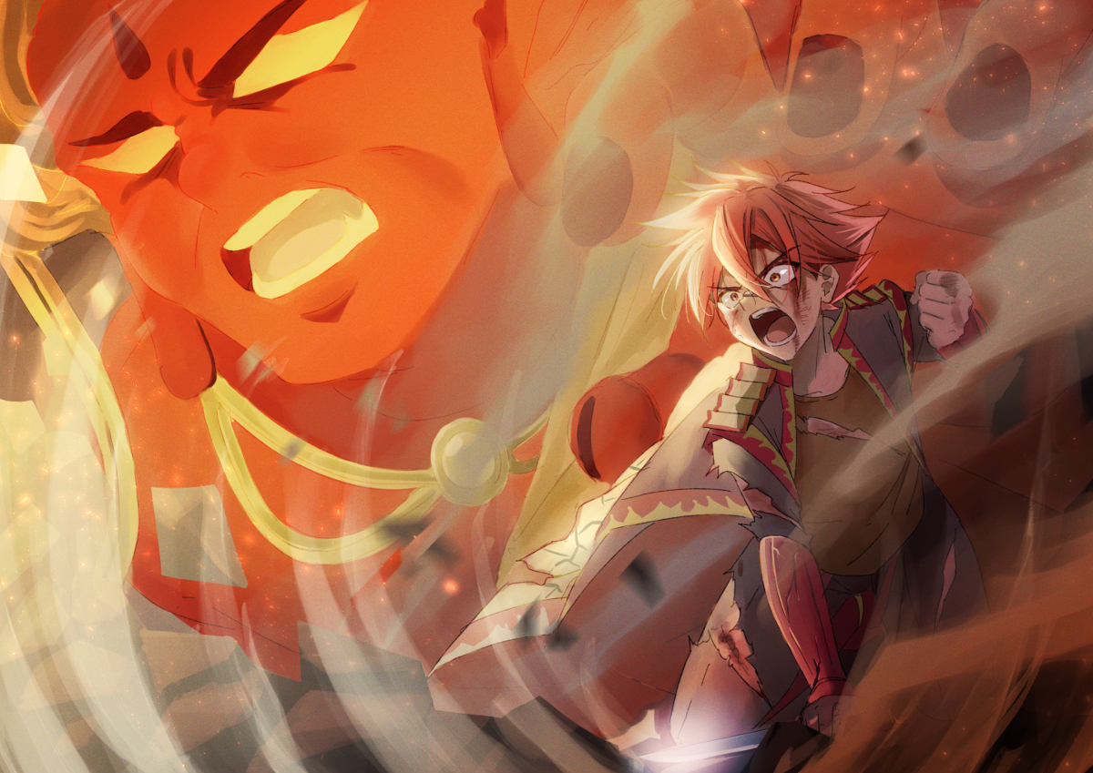 This is a pixiv picture whose title is まだまだァ！！愛染明王の加護ぞあらん！！.