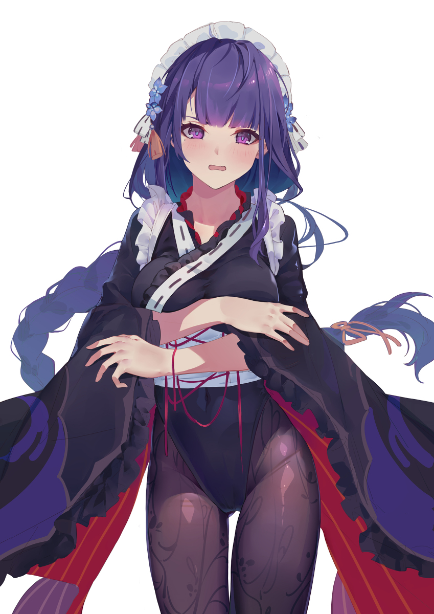 This is a pixiv picture whose title is 雷电将军.