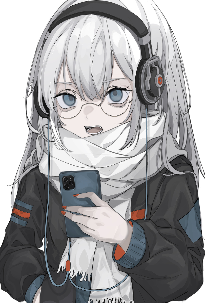 This is a pixiv picture whose title is 🎧.