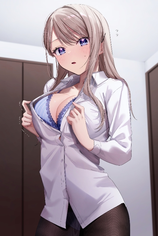 This is a pixiv picture whose title is (……あれ、シャツきつくなった？).