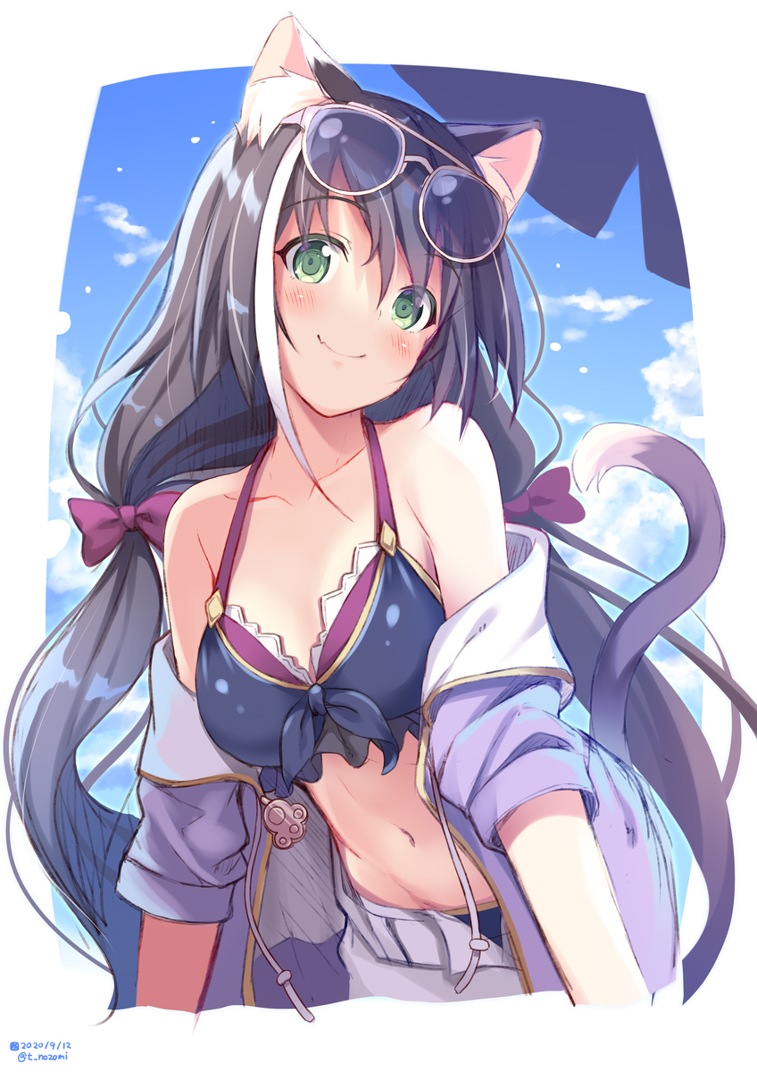 This is a pixiv picture whose title is 水着キャルちゃん.