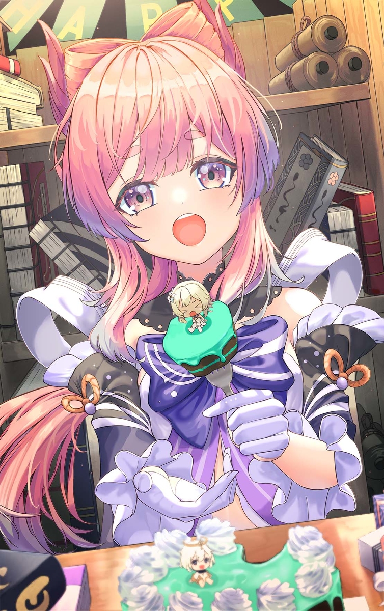 This is a pixiv picture whose title is happy birthday kokomi~.