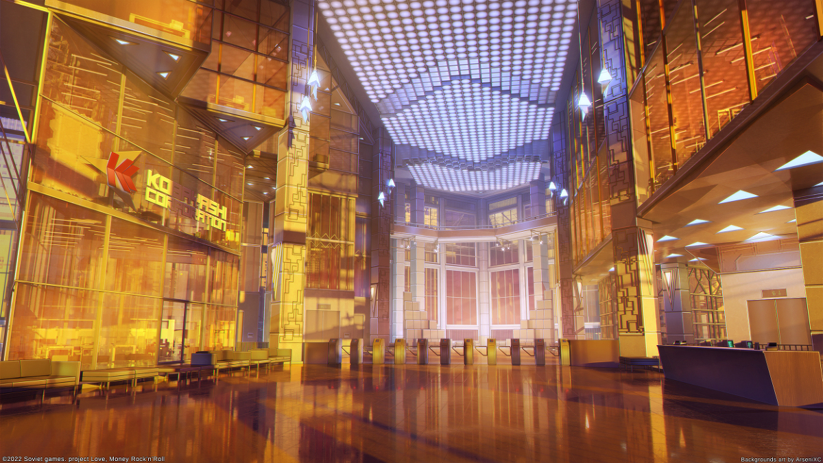This is a pixiv picture whose title is Corporation hall sunset-night.