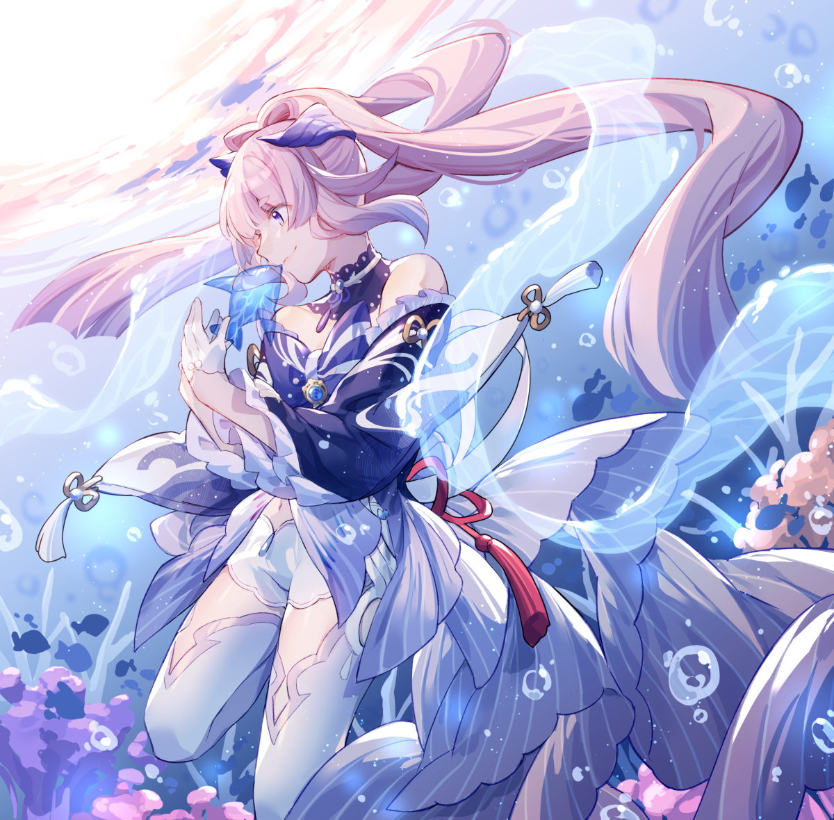 This is a pixiv picture whose title is 心海誕生日おめでとう！.