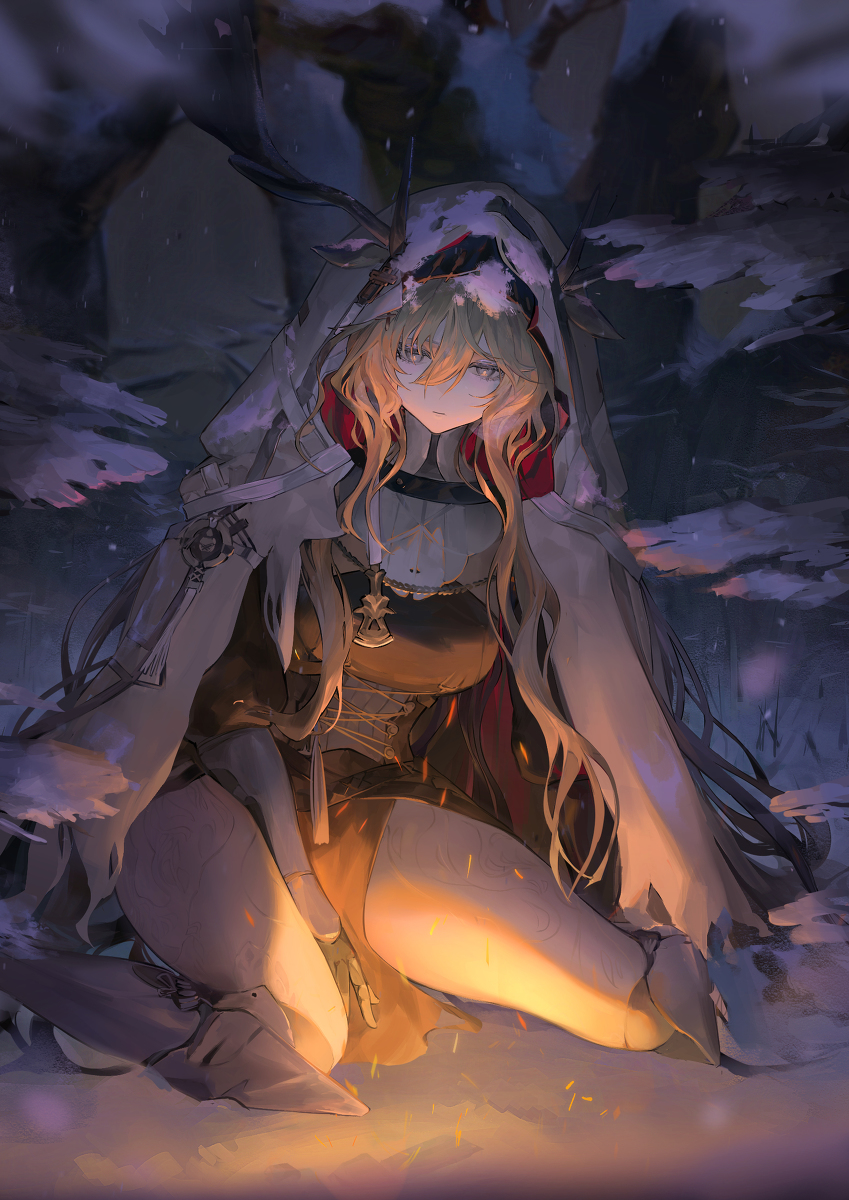 This is a pixiv picture whose title is 雪.