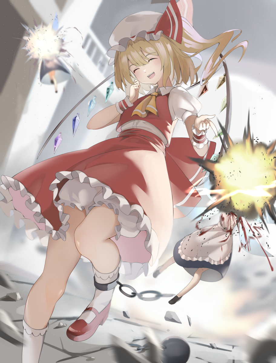 This is a pixiv picture whose title is Flandre.