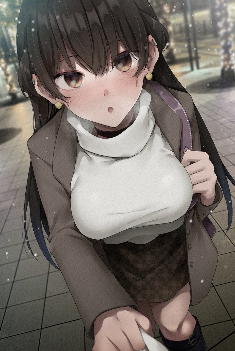 This is a pixiv picture whose title is 「今日は帰らなくてもいい？」.
