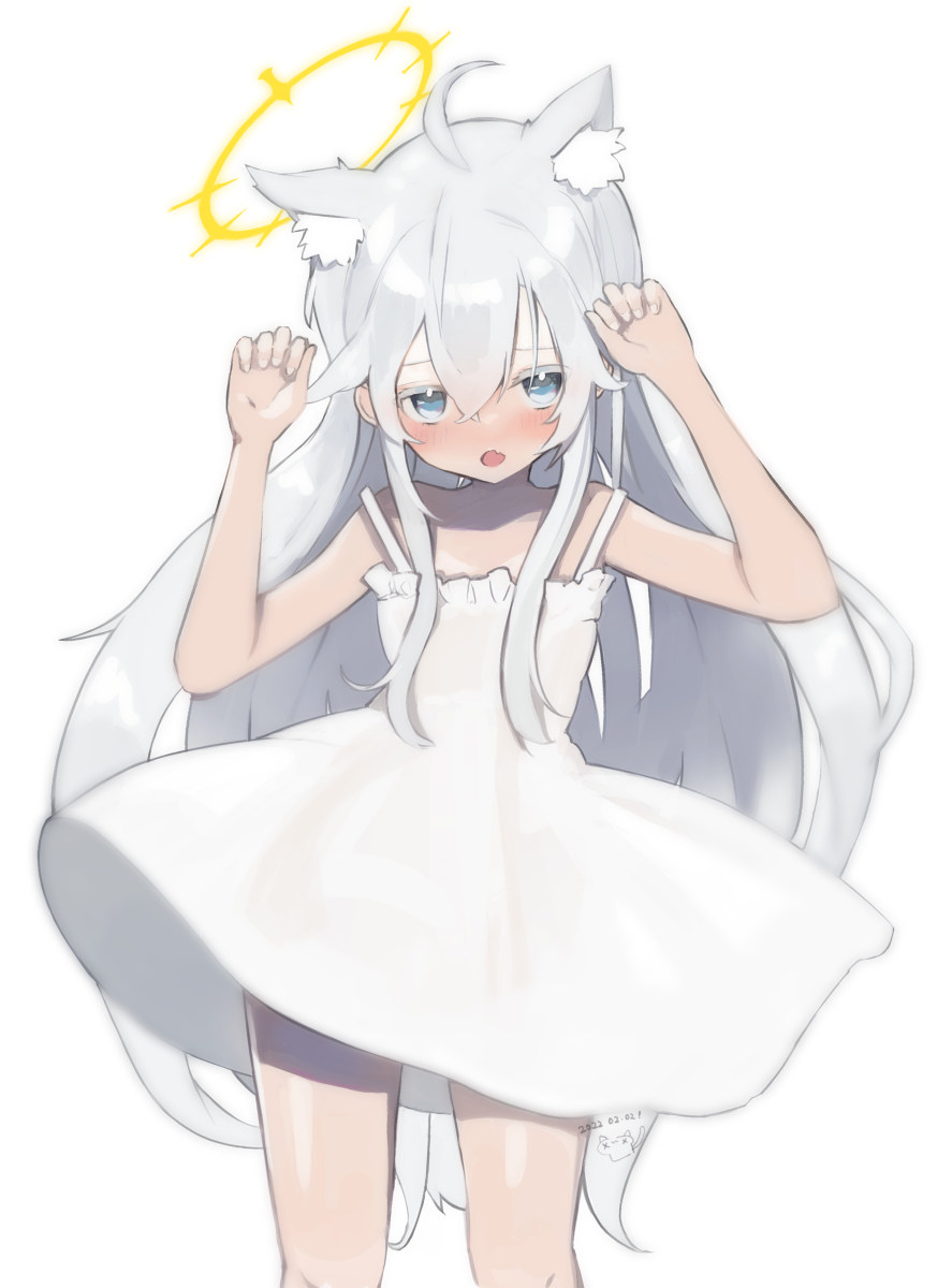 This is a pixiv picture whose title is にゃしろれいにゃん！？.