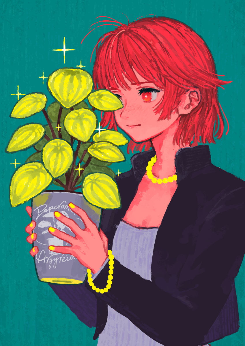This is a pixiv picture whose title is ペペロミアの記憶.