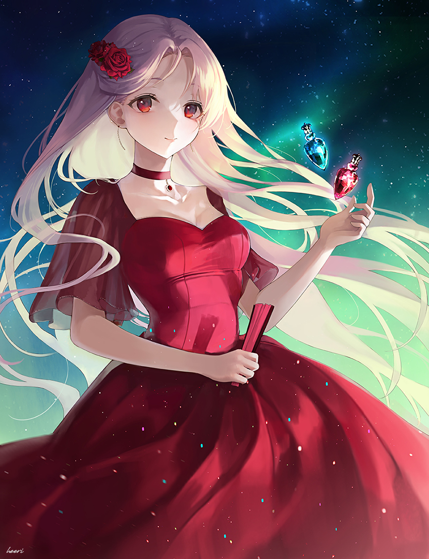 This is a pixiv picture whose title is 薔薇.