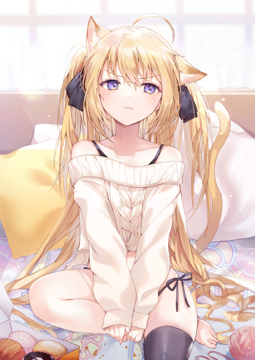 This is a pixiv picture whose title is 🐱.