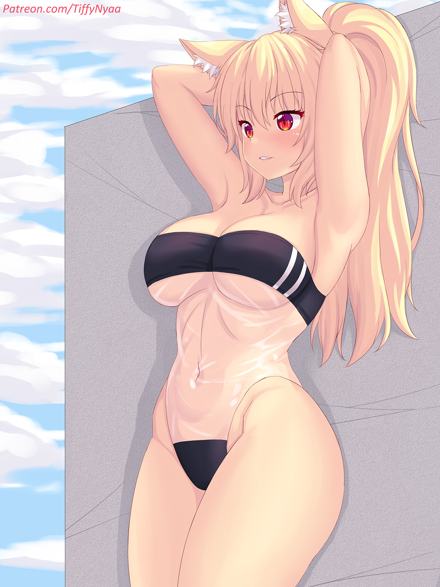 This is a pixiv picture whose title is Tiffy Gris Swimsuit!!~~.
