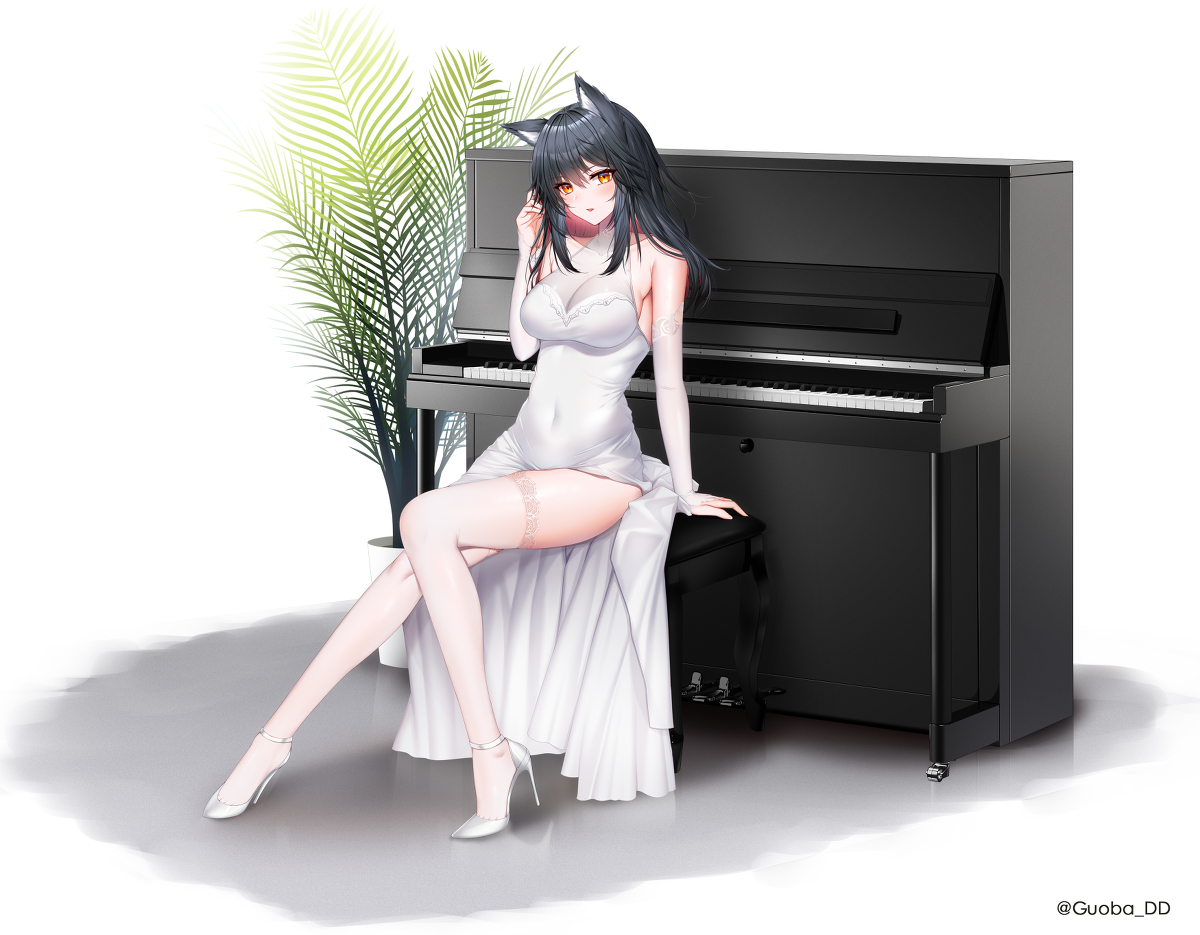 This is a pixiv picture whose title is 德克萨斯.