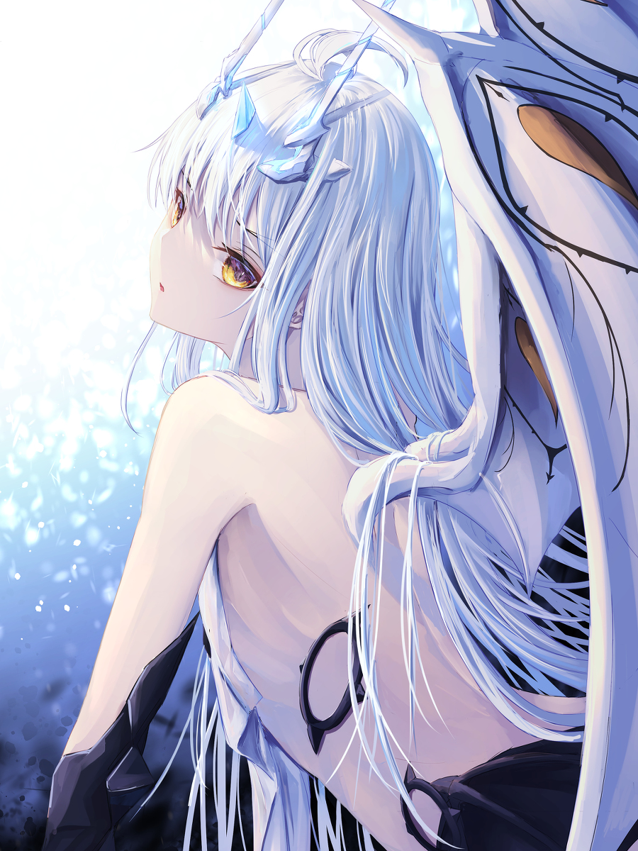 This is a pixiv picture whose title is rtといいねでかっこよくメリュジーヌ ラスト.