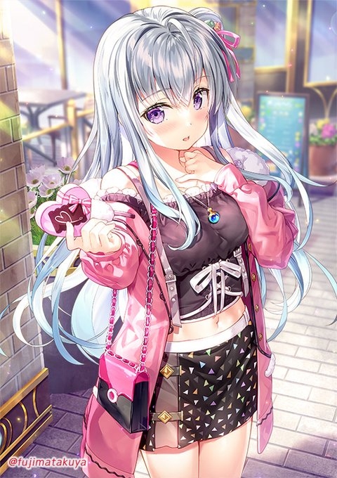 This is a pixiv picture whose title is バレンタインデート♡.