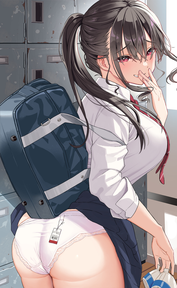 This is a pixiv picture whose title is チャック開いてるわよ！.