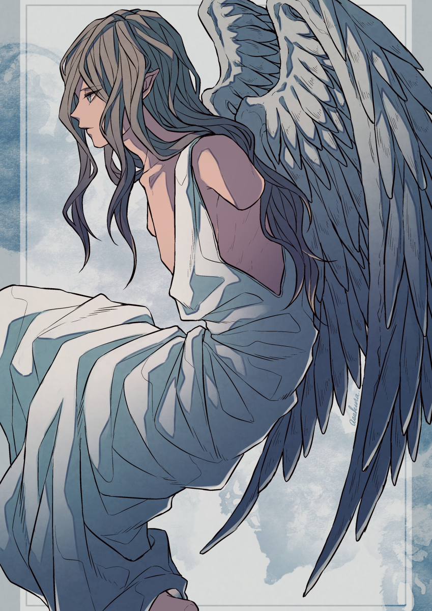 This is a pixiv picture whose title is Angel.