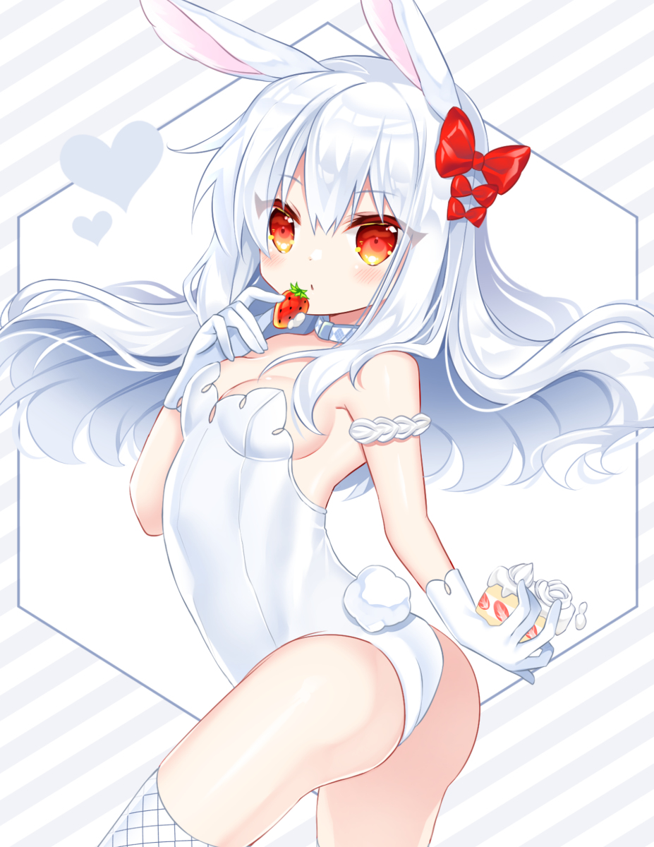 This is a pixiv picture whose title is ホワイトバニー.