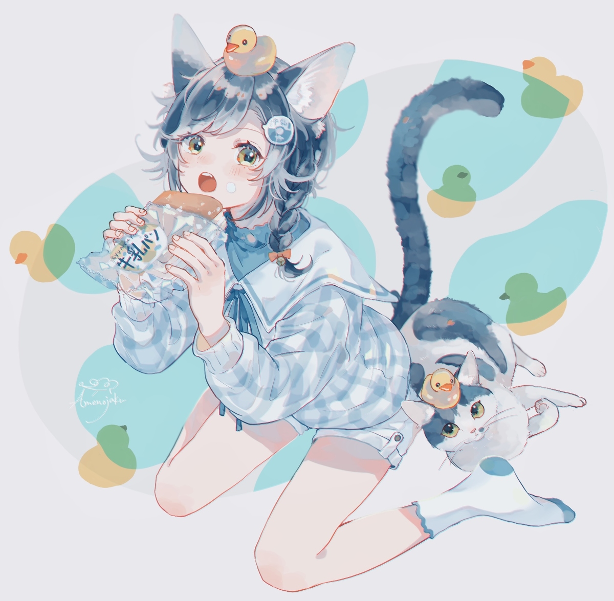 This is a pixiv picture whose title is 愛してるぜ.