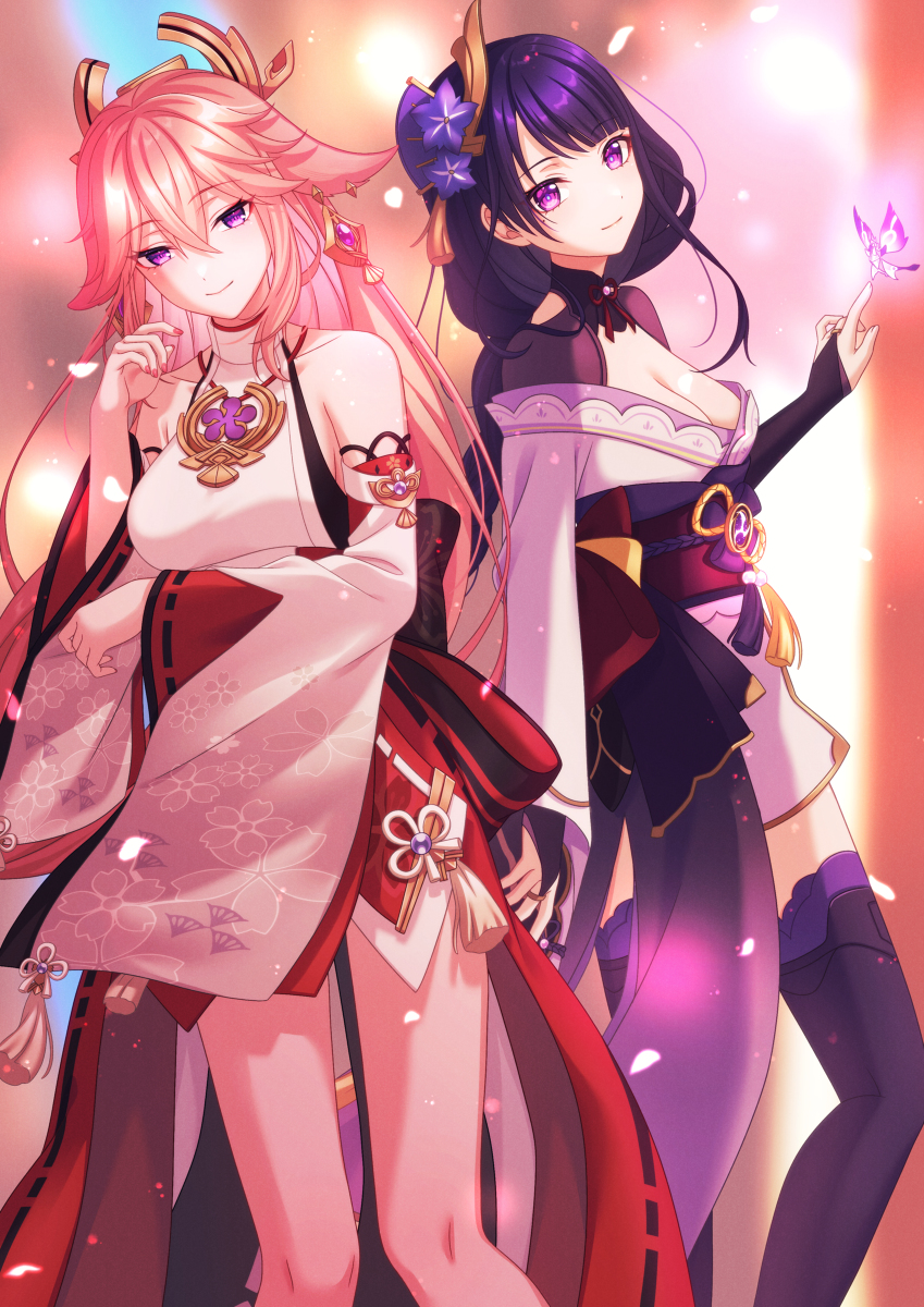 This is a pixiv picture whose title is 神子と影.