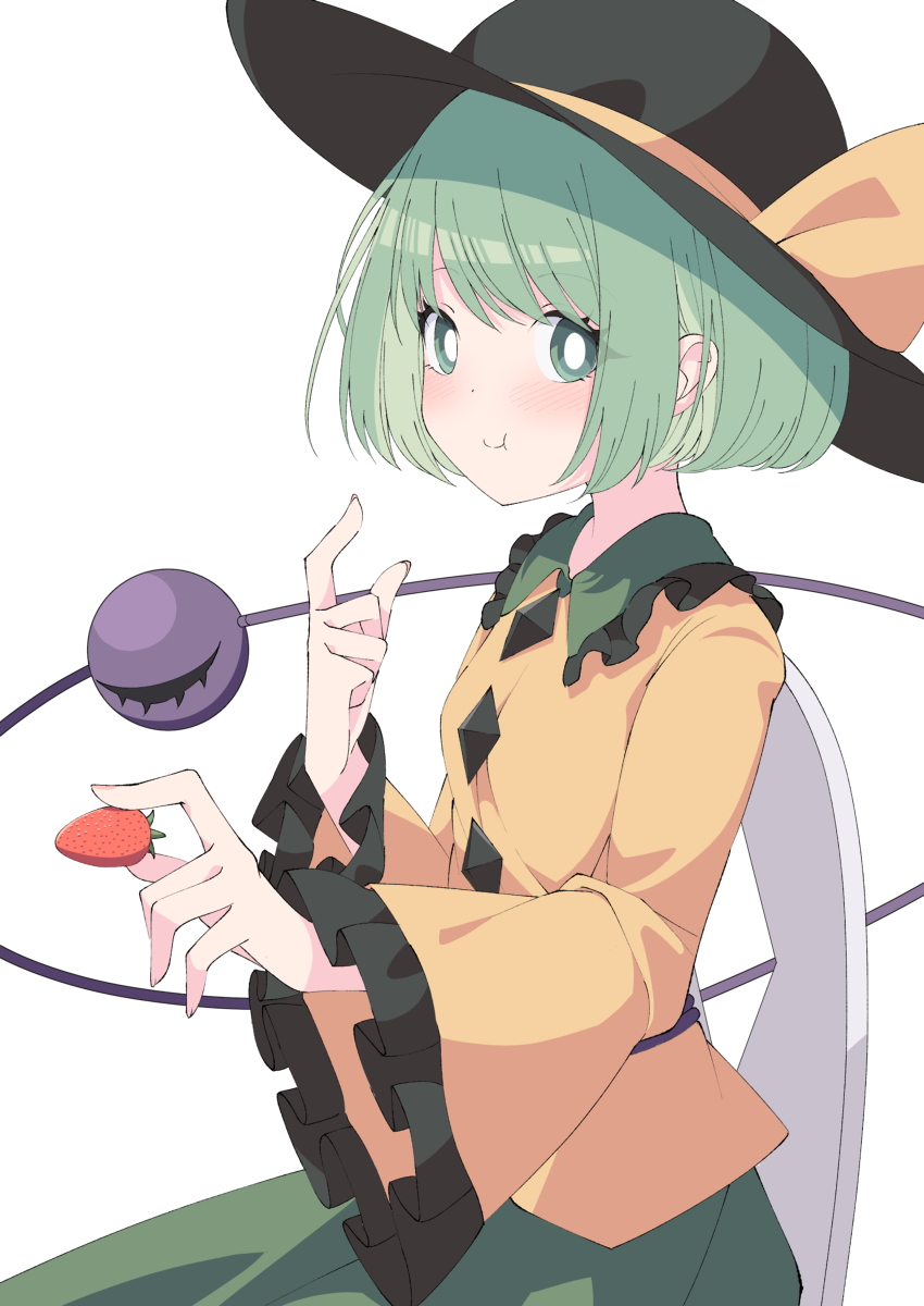 This is a pixiv picture whose title is こいしちゃんボブカット.