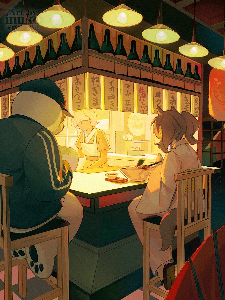 This is a pixiv picture whose title is 居酒屋.