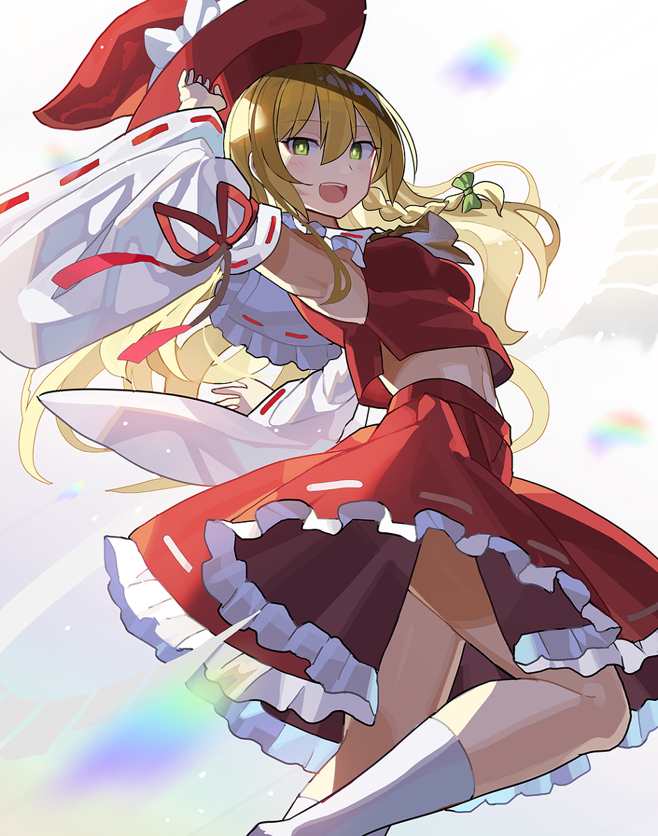 This is a pixiv picture whose title is 霊魔理沙.