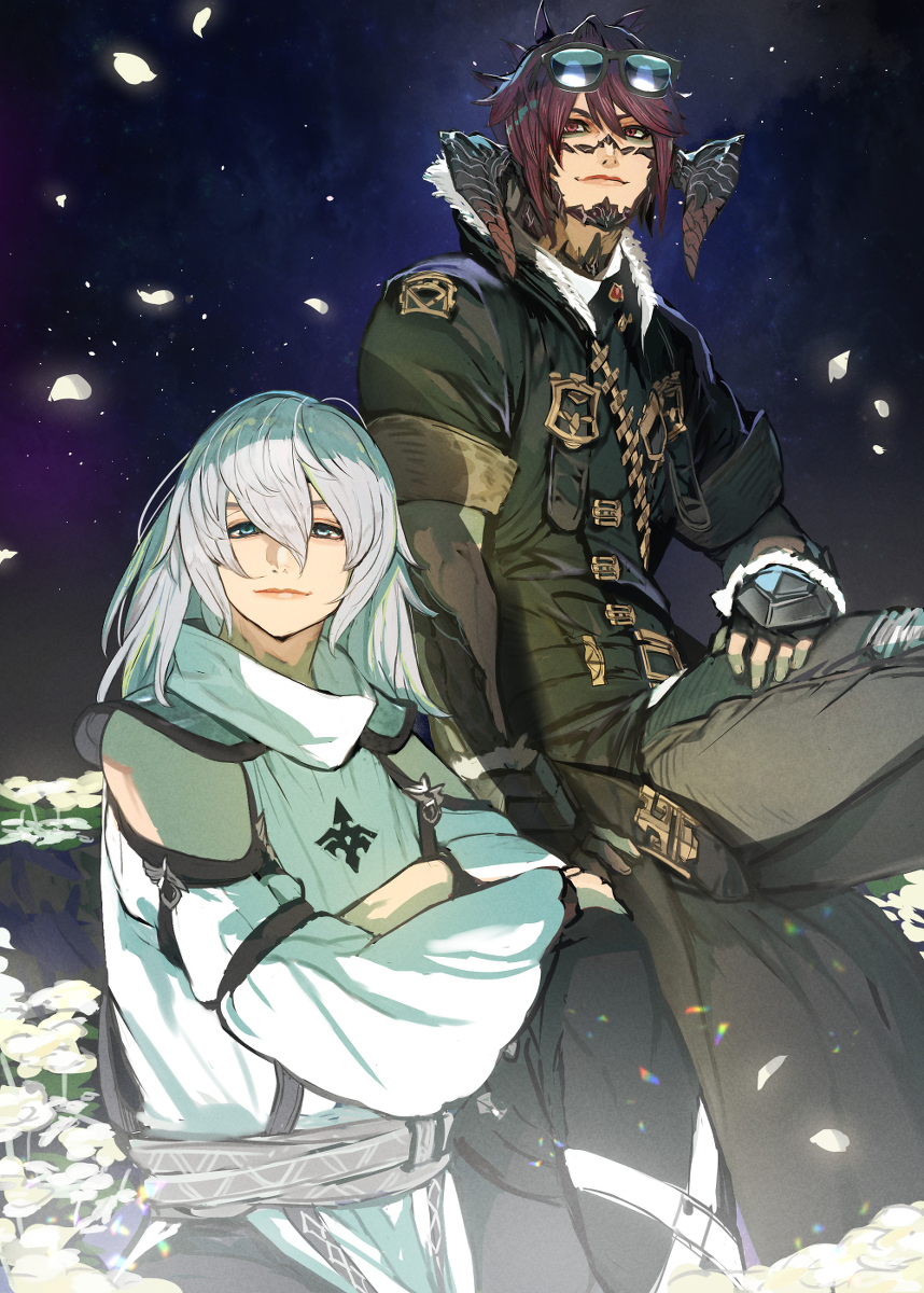This is a pixiv picture whose title is By the side.