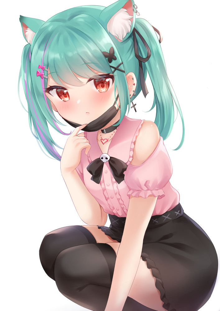 This is a pixiv picture whose title is 地雷系るしあちゃん.