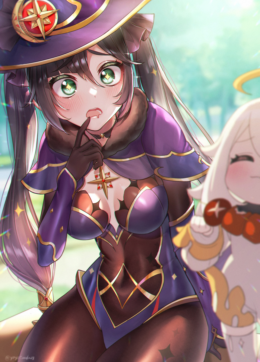 This is a pixiv picture whose title is 金欠で腹ぺこなモナ🤤.