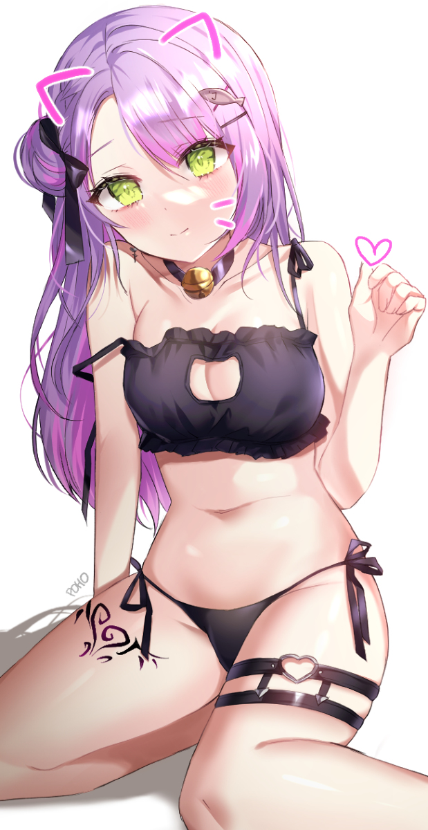 This is a pixiv picture whose title is 🐱.