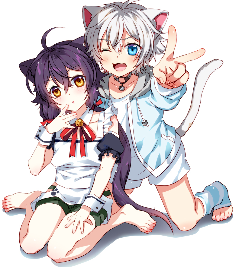This is a pixiv picture whose title is ツーショット.